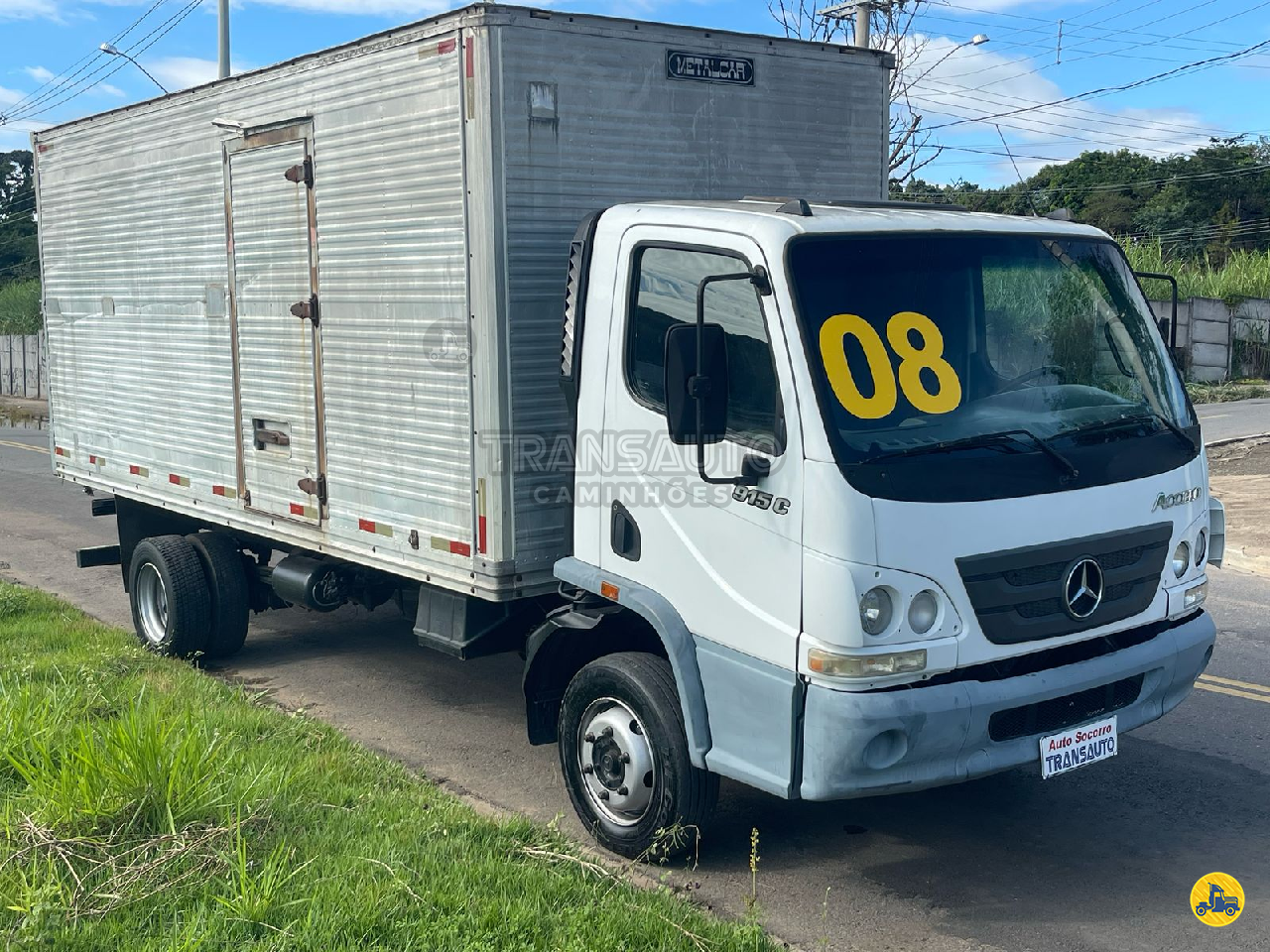 CAMINHAO MERCEDES-BENZ MB 915 Baú Furgão 3/4 4x2 Transauto Caminhões CAMPINAS SÃO PAULO SP